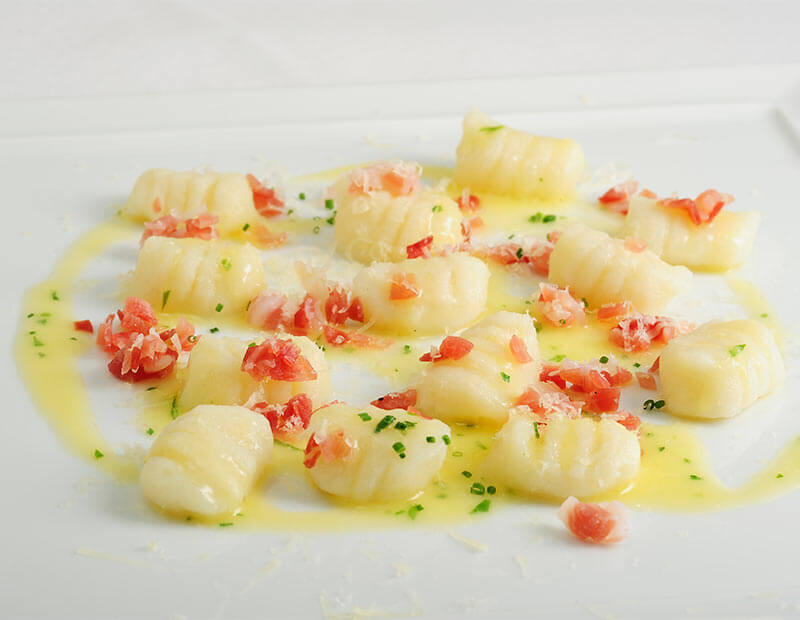 Ricetta: Gnocchi di patate con Speck Alto Adige